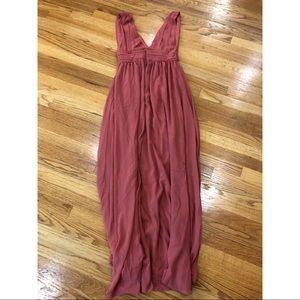 Heavenly Hues Dusty Rose Maxi Dress